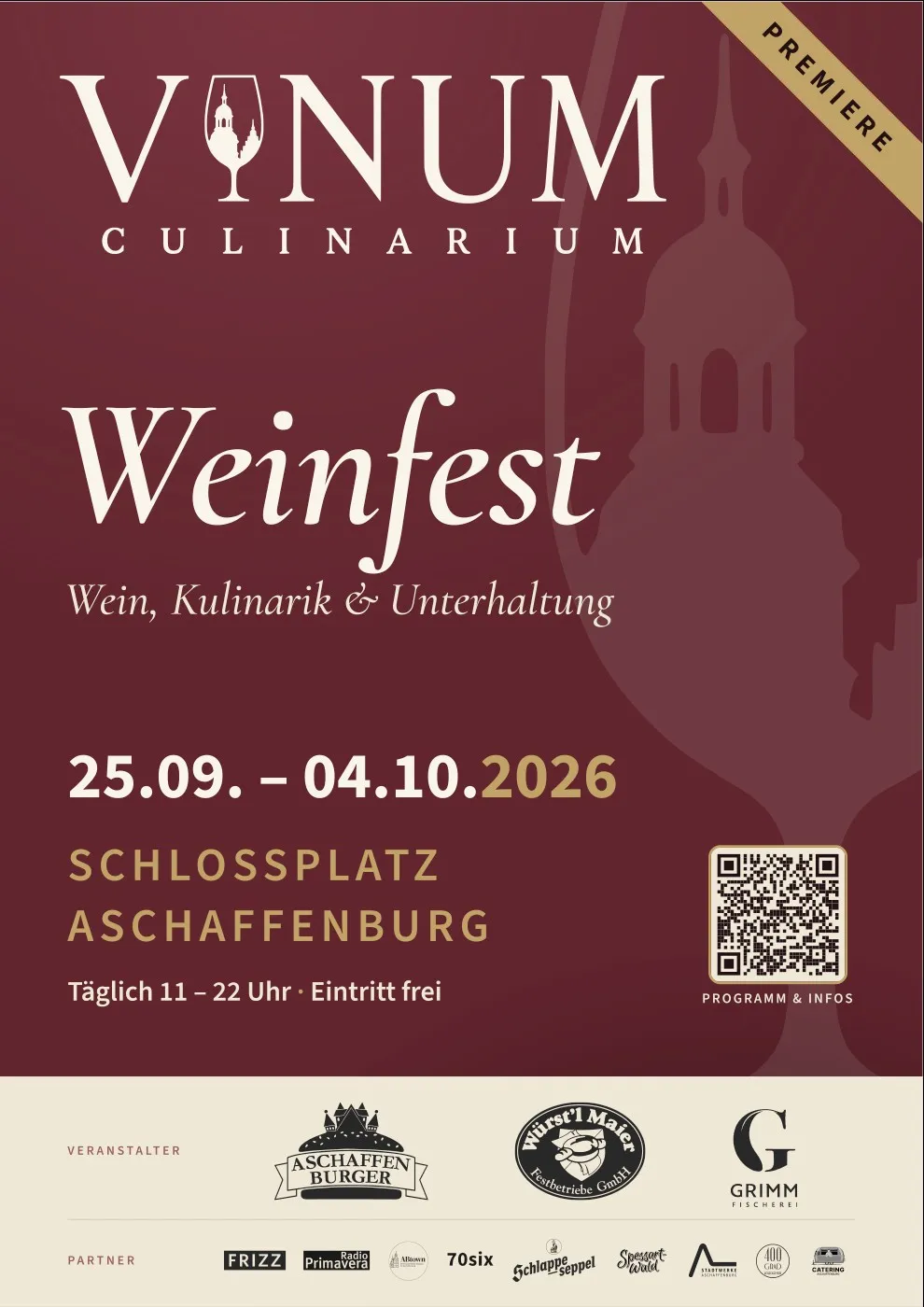 Veranstaltungsplakat Vinum Culinarium 2026